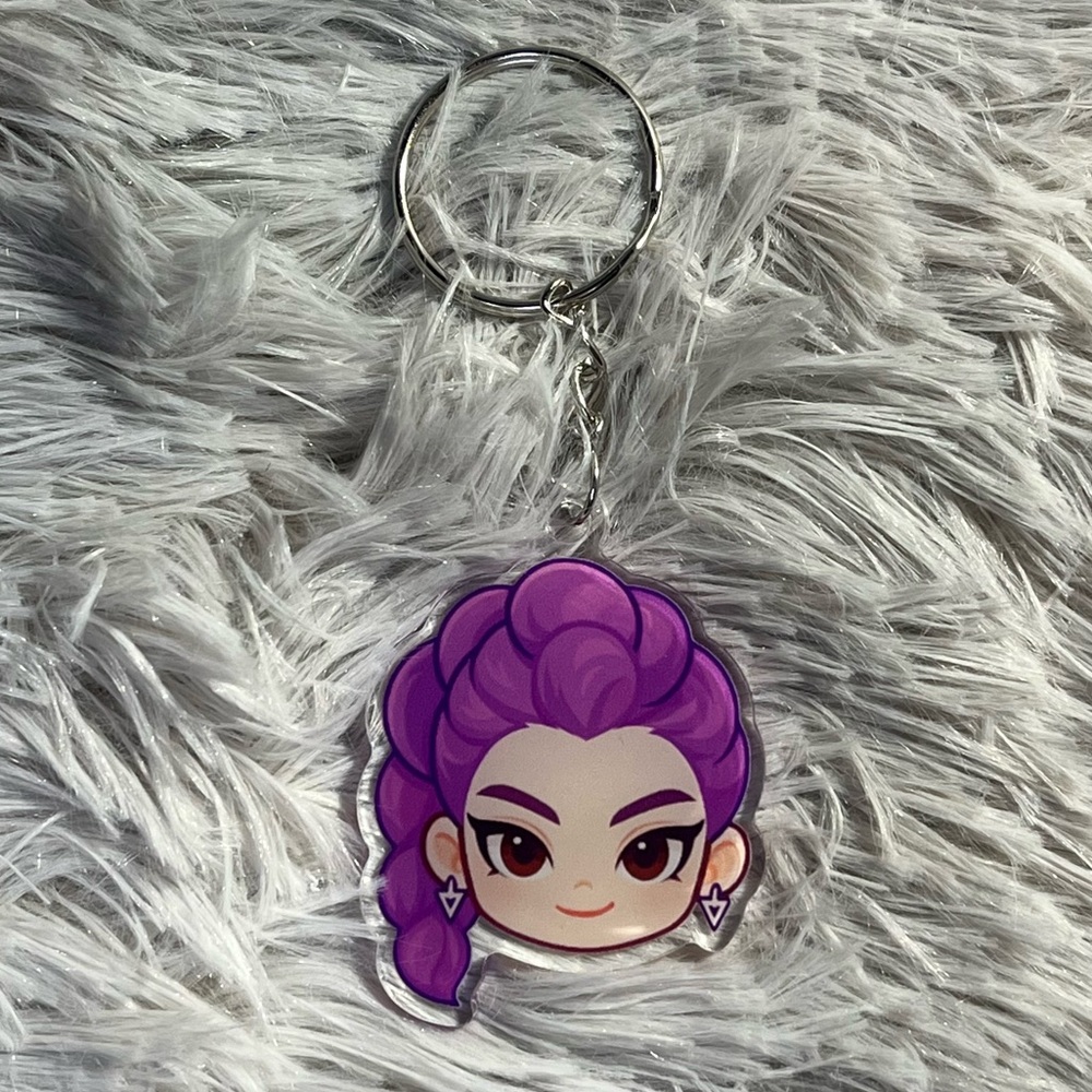 Kpop Demon Hunter Rumi Double Sided Acrylic Keychain